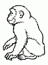 Free Printable Chimpanzee Coloring Pages For Kids Animal Coloring Pages Monkey Coloring Pages Coloring Pages