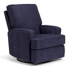 Best Chairs Kersey Swivel Glider Recliner Denim Comfy Leather Chair Cool Chairs Swivel Glider Recliner