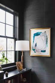 Dark Grasscloth Wallpaper Kitchendesignideas Grasscloth Wallpaper Grasscloth Moody Wallpaper