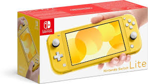 Nintendo Switch Lite Yellow Nintendo Switch Lite Dedikerad Till Barbart Spelande