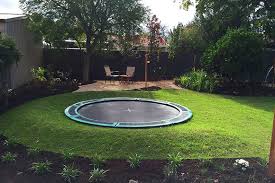Not all gardens are level. In Ground Trampoline Sizes Oz Trampolines