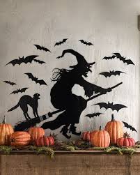Martha Stewart Halloween Decor And Clip Art You Can Print Out Halloween Silhouettes Halloween Witch Decorations Witch Silhouette