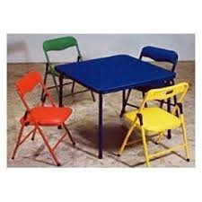 Children S Folding Table Folding Chairs Set Pull It Out When You Need It And Put It Away When You D Childrens Folding Table Kids Folding Table Folding Chair