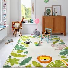 Teppichversand24 günstige kinderteppiche und spielteppiche. Esprit Kinderteppich Beige Grun E Safari Outlet Teppiche