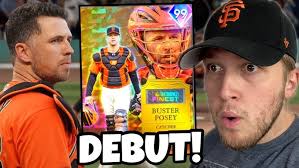 Buster Posey Warms Up