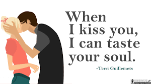 Cute Kissing Quotes Images For Her Him Best Love Kiss Quotes