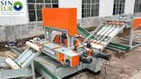 wood core veneer peeling machine Full automatic 4ft spindleless rotary core  veneer peeling line