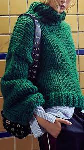 Tons of photos inside and multiple colors available. Knitting Fashion Style Sweaters Inspiration Chunky Yet Funky Knit Fashion Knitting Patterns Free Sweater Fashion