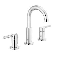 Bathroom faucets home depot design moen waterfall faucet degree collection. Delta Nicoli J Spout 8 In Widespread 2 Handle Bathroom Faucet In Chrome 35749lf The Home Depot Bathroom Faucets Modern Bathroom Faucets Chrome Kitchen Faucet
