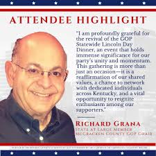 Paducah is over 200 miles away—but that doesn't stop dedicated Republicans  like Richard “Rick” Grana from making the trip to attend our exciting  Statewide Lincoln Dinner! 🎟️ Early bird tickets are just