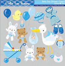 Baby Boy Clipart Boy Baby Shower Digital Clip Art Set Etsy Baby Boy Shower Baby Shower Invitations For Boys Baby Shower Invitation Cards