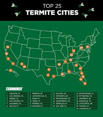 Pest control in los angeles, california: Correcting And Replacing Graphic Terminix Releases Top 25 Termite Cities List Business Wire