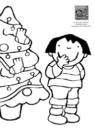 Kleurplaat Anna En De Kerstboom Peuter Kerst Kerst Kerstmis