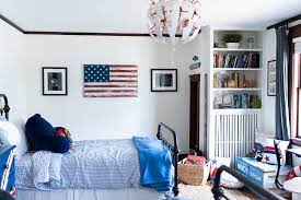 Blue and white are the best lead you have for creating a sea this boy bedroom idea is more calming than a personality blast. Updates To Our Boys Nautical Bedroom Finding Silver Pennies