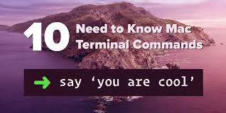 Here are seven simple ways to open terminal on mac. 10 Need To Know Mac Terminal Commands Scotch Io