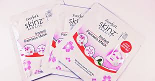 • resilient skin barrier • improved skin elasticity. Review Eversoft Skinz Uv White Instant Fairness Mask Shini Lola Your Guide To Travel Beauty Lifestyle