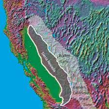 The sierra nevada region of california is its alpine region, covering a large portion of the state's inland territory. A Map Showing An Outline Of The Sierra Nevada And Approximate Download Scientific Diagram