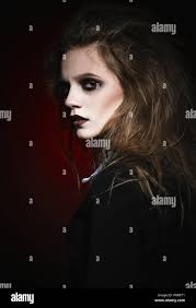 Dramatic attractive young lady hi-res stock photography and images