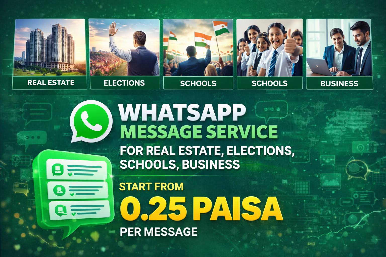 whats up Bulk Message service product image