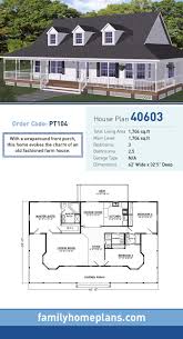 Southern Style House Plan 40603 With 3 Bed 3 Bath House Plans Farmhouse Country House Plans Family House Plans