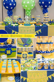 Espero que les ayuden estas ideas y puedan hacer un cumpleaños muy divertido con los minions de invitados!!! Minion Birthday Party Ideas Swish Printables Cumpleanos De Los Minions Mesa De Dulces Minions Minions Fiesta