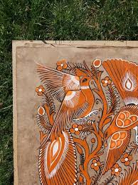 Large Mexican Amate Bark Painting Traditional Mexican Art Folk Etsy In 2020 Mexican Folk Art Mexican Art Cool Art Drawings