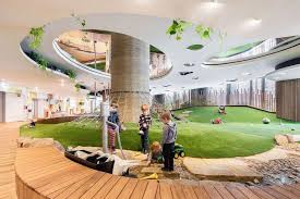 Guardian Early Learning Centre Barangaroo By Collins And Turner Interiordesignschools Spielplatz Design Kindergarten Innenraum Innenarchitektur Schulen