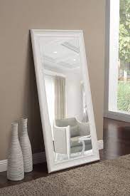Full Length Leaner Mirror White 65 X 31 By Martin Svensson Home Walmart Com In 2021 White Mirror Bedroom Living Room Mirrors Rooms Home Decor