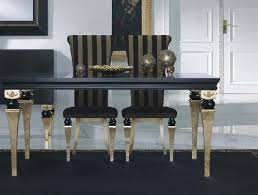 Magnus Luxury Black Gold Dining Table Buy Magnus Luxury Black Gold Dining Room Gold Dining Luxury Dining Tables