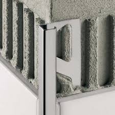 The following comes from schluter: Schluter Quadec E Tile Trim Tile Fix Direct