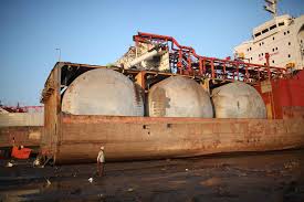 largest graveyard of ships in India ...