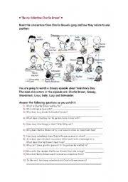 What gives the 1965 peanuts special its staying power? Be My Valentine Charlie Brown Esl Worksheet By Icab