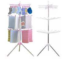 With the ability to have different sections with different types of clothing makes it an ideal solution. 3 Tiers Foldable Clothes Drying Rack And Hanger Laundry Hanging Drying Rack Shopee Malaysia