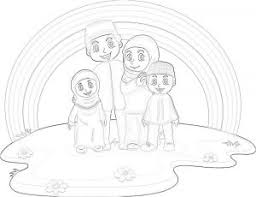 Di bawah ini ada contoh gambar keluarga untuk diwarnai, terdiri dari ibu, ayah dan anaknya. 26 Mewarnai Gambar Ayah Kartun Kumpulan Gambar Kartun
