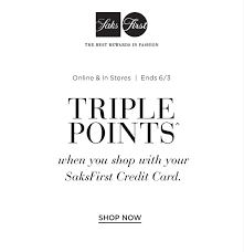 Extra 10% off when you shop with your saks first credit card. Saks Fifth Avenue On Now Up To 40 Off Incredible Designer Selections Last Day To Get Triple Points Milled
