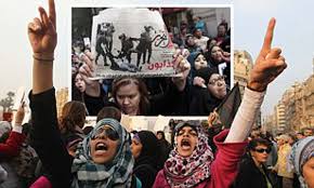 Egypt protests: Thousands of women march against mistreatment in Tahrir  Square