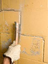 It can help add to the personality of the space, like a unique artistic touch that doesn't take much effort. How To Paint A Basement Wall Better Homes Gardens