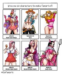 Rule 34 - 6+girls Ass Big Breasts Boots Breasts Busty Cleavage Clothes Swap  Curvy Female Female Only Green Hair Hina (one Piece) Iury Padilha Jacket  Looking At Viewer Nami Nico Robin No