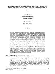 Kajian tindakan adalah amat sesuai bagi penyelidik yang ingin mengenal pasti kelemahan dalam dokumen standard kurikulum sekolah rendah (kssr) modul teras asas bahasa malaysia. Kajian Tindakan Tolak