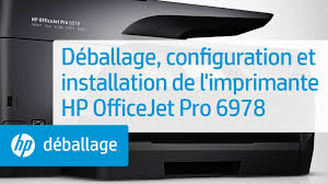 The prominent front panel is glossy black and has a cgd color touch screen that adorts it. Deballage Configuration Et Installation De L Imprimante Hp Officejet Pro 6978 Youtube