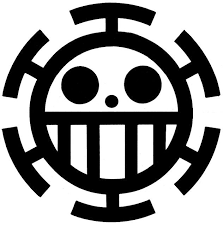 Trafalgar Law The Heart Pirates Logo From Anime One Piece Bajak Laut Seni Gambar Karakter