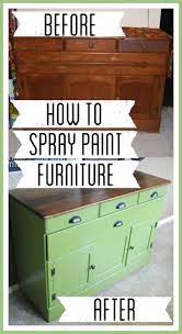 How To Spray Paint Furniture Spray Paint Furniture Paint Furniture Diy Spray Paint
