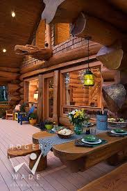 Log Home Cabin Photography Mcnaughton Wisconsin Pioneer Log Homes Of Bc I Love This All But The Bird Log Homes Log Home Living Log Cabin Homes
