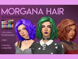 Going so low hair · 17. Short Curly Bob Found In Tsr Category Sims 4 Female Hairstyles Sims Hair Sims 4 Sims