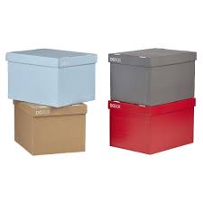 Boite De Rangement Customisable En Carton Fournitures De Bureau Loisirs Creatifs Et Papeterie Bien Etre Et Loisirs Gifi