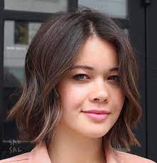 Top 60 Flattering Hairstyles For Round Faces Thick Hair Styles Round Face Haircuts Hairstyles For Round Faces