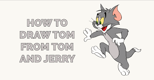 Kids can use this printable to discover how easy it is to learn to draw their own cartoon dog or puppy! How To Draw Tom From Tom And Jerry Really Easy Drawing Tutorial