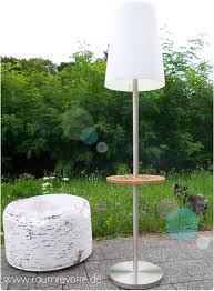 Zusätzlich überzeugt sie mit wohnlichem design. Gacoli Solar Led Stehleuchte Roots No 4 Mit Ablage Warmweiss