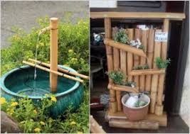 Diy bamboo swing in garden or backyard; Interesting Bamboo Garden And Home Decorations To Try Now