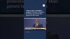 Espero que se atempere un poco"; Eduardo Constatini ...